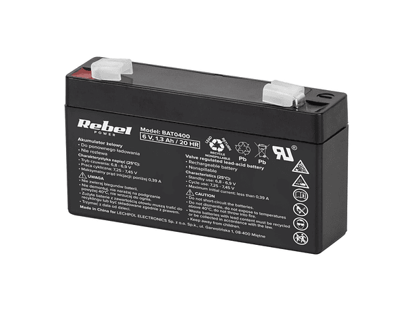 BATERIA CHUMBO 6V 1.3A REBEL 1