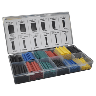 KIT MANGA TERMORETRÁCTIL MULTICOR 280PCS 4.5CM