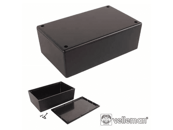 CAIXA DE PLÁSTICO PRETA 85X55X30MM 1