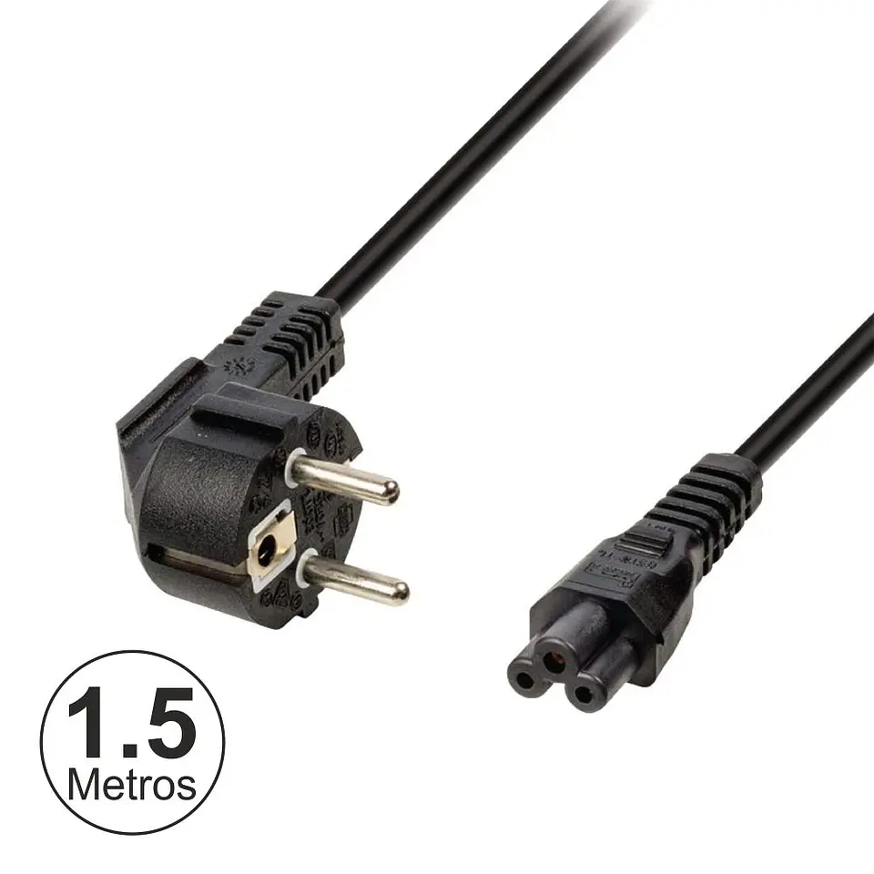 CABO ALIMENTAÇÃO SCHUKO MACHO / IEC C5 FÊMEA 1.5M 1