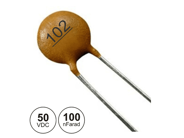 CONDENSADOR CERÂMICO 100NF 1