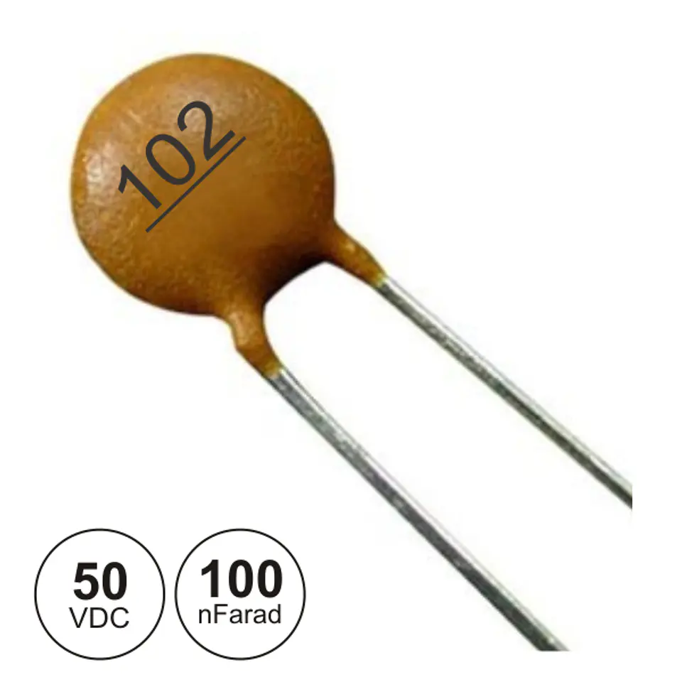 CONDENSADOR CERÂMICO 100NF 1