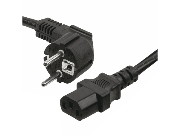 CABO ALIMENTAÇÃO SCHUKO MACHO 3P / IEC C13 FÊMEA 10M PRETO 1