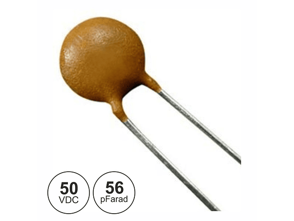 CONDENSADOR CERÂMICO 56PF VELLEMAN 1