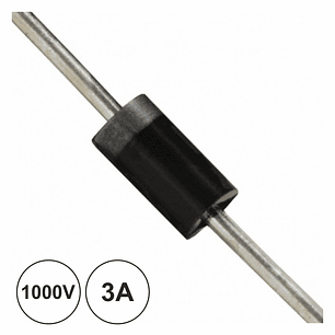 DIODO RETIFICADOR 1000V 3A