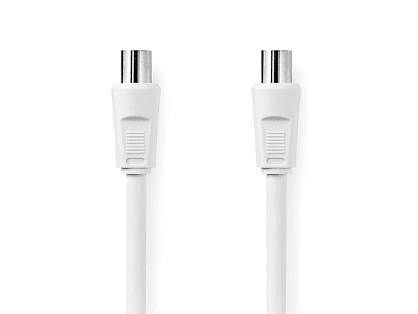 CABO COAXIAL MACHO/FÊMEA BRANCO 10M 1