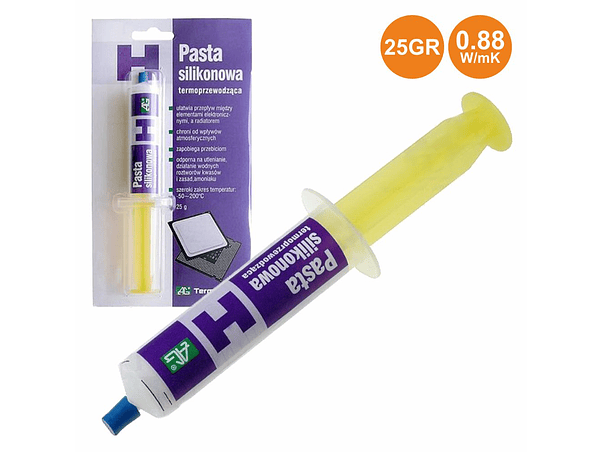 TUBO PASTA TÉRMICA SILICONE 25G AG 1
