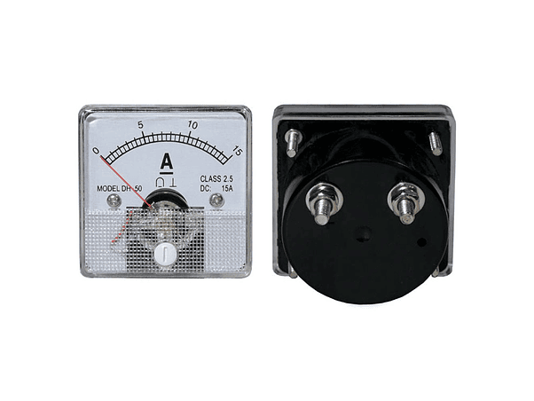 AMPERÃ­METRO ANALÓGICO DE PAINEL 15A DC 1
