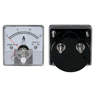 AMPERÃ­METRO ANALÓGICO DE PAINEL 15A DC