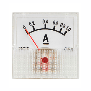 AMPERÃ­METRO ANALÓGICO DE PAINEL 1A DC