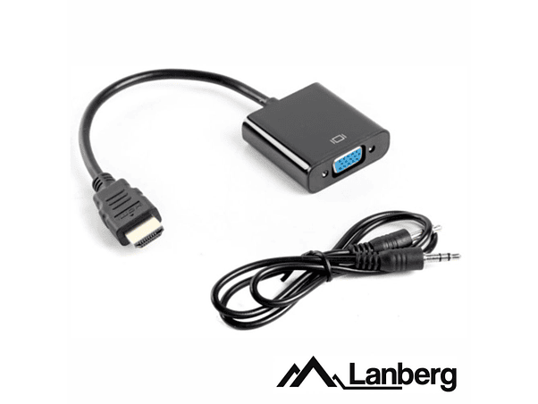 ADAPTADOR DISPLAYPORT MACHO / VGA FÊMEA LANBERG 1