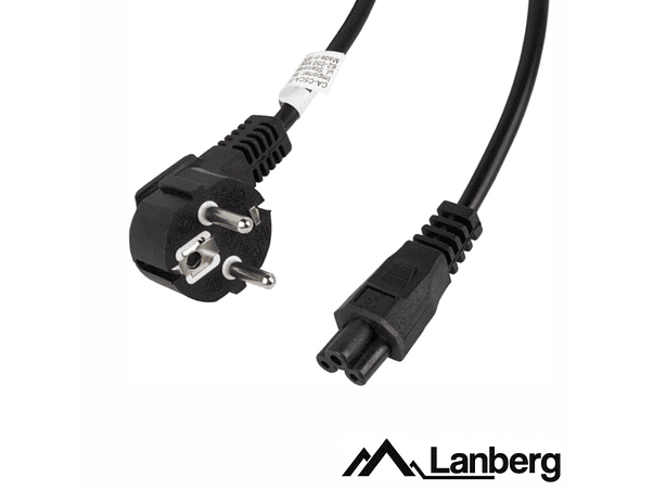 CABO ALIMENTAÇÃO SCHUKO MACHO IEC C5 FÊMEA 3M LANBERG 1