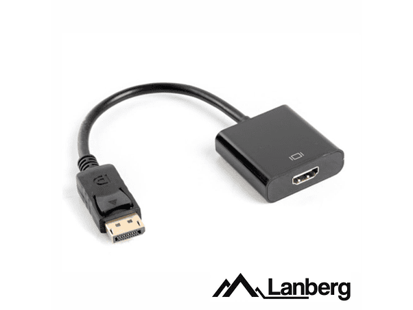 ADAPTADOR DISPLAYPORT MACHO / HDMI FÊMEA LANBERG 1