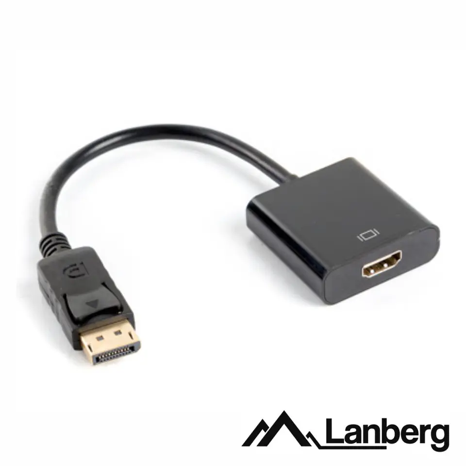 ADAPTADOR DISPLAYPORT MACHO / HDMI FÊMEA LANBERG 1