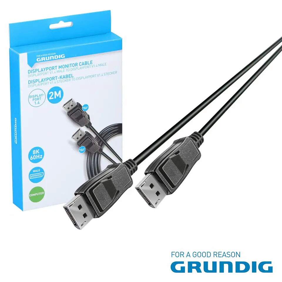 CABO DISPLAYPORT MACHO / DISPLAYPORT MACHO 2M GRUNDIG 1