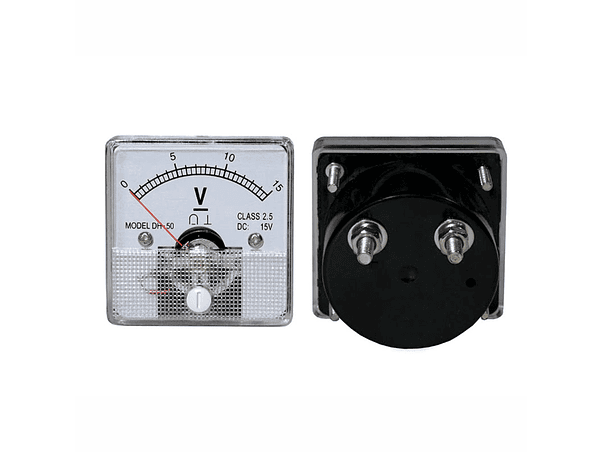 VOLTÍMETRO ANALÓGICO DE PAINEL 15V DC 1