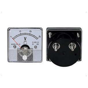 VOLTÍMETRO ANALÓGICO DE PAINEL 30V DC