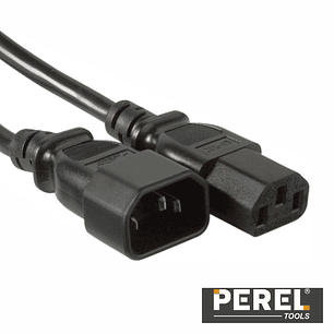 CABO ALIMENTAÇÃO IEC MACHO / FÊMEA 3M PEREL