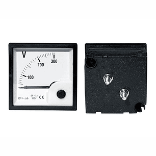 VOLTÍMETRO ANALÓGICO DE PAINEL 300V DC