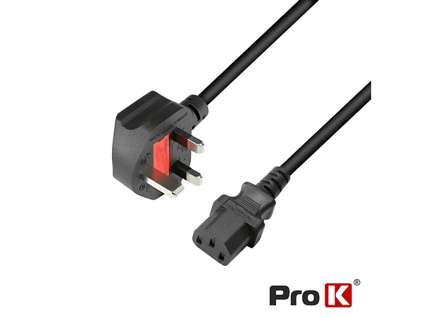 CABO ALIMENTAÇÃO FICHA INGLESA MACHO / IEC C13 FÊMEA 1.5M 1