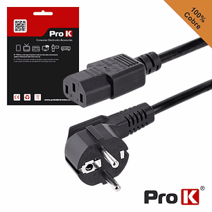 CABO ALIMENTAÇÃO SCHUKO MACHO 3P / IEC C13 FÊMEA 5M PROK