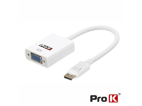 CABO DISPLAYPORT MACHO / VGA FÊMEA PROK 1