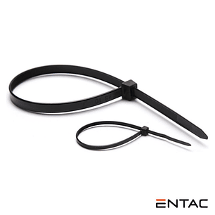 CONJUNTO 50 BRAÇADEIRAS NYLON 4.8X200MM PRETO ENTAC