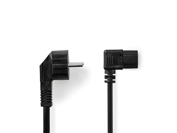 CABO ALIMENTAÇÃO IEC C13 FÊMEA 90º 5M 1