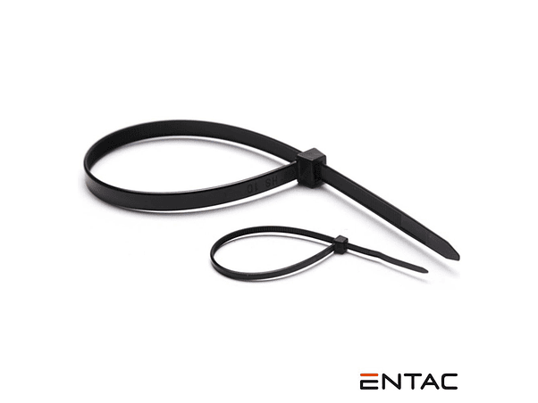 CONJUNTO 50 BRAÇADEIRAS NYLON 4.8X300MM PRETO ENTAC 1