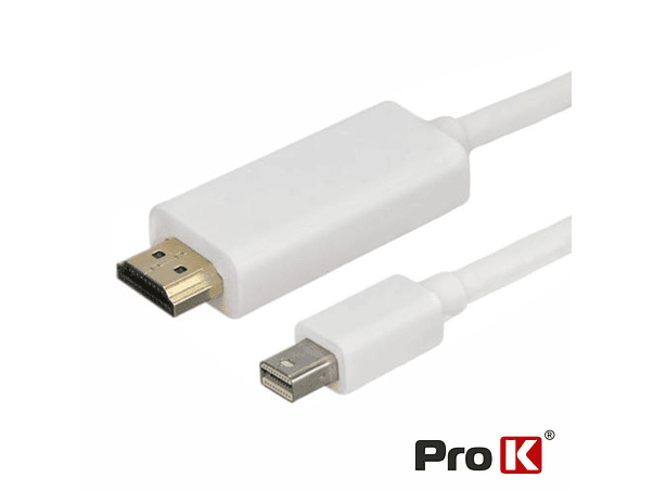 CABO MINI DISPLAYPORT MACHO / HDMI MACHO 1.8M PROK 1