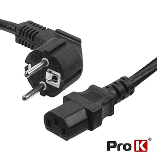 CABO ALIMENTAÇÃO SCHUKO MACHO 3P / IEC C13 FÊMEA 1.5M PROK