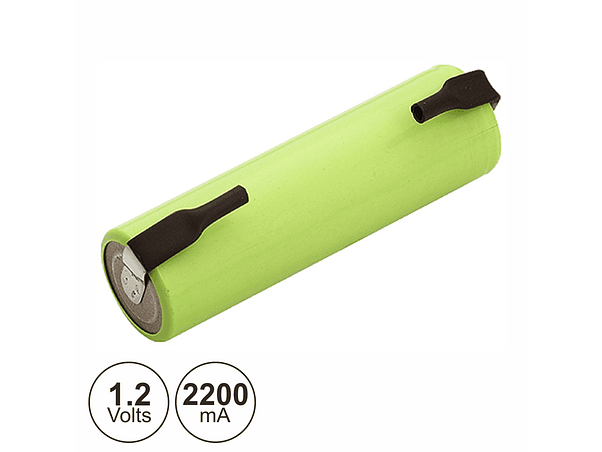 BATERIA NI-MH AA 1.2V 2200MA COM PATILHAS 1