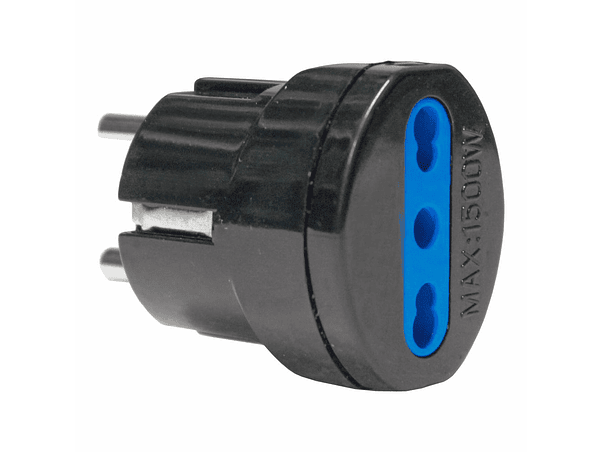 FICHA ADAPTADORA DE ITALIANA PARA SCHUKO PRETA 1