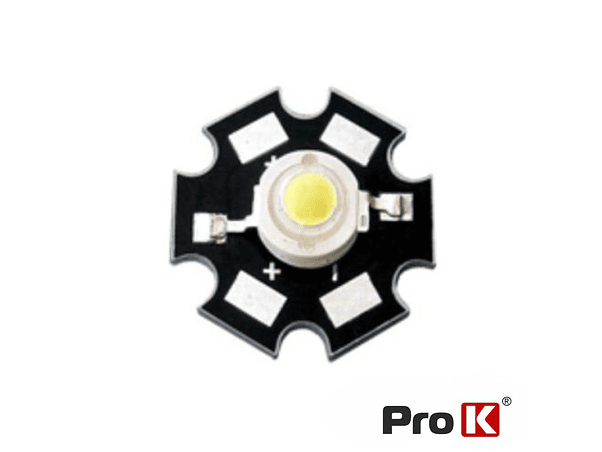 LED ARRAY ALTO BRILHO 1W BRANCO FRIO PROK 1