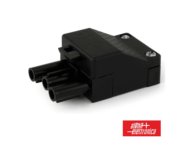 FICHA ALIMENTAÇÂO AC 2P + TERRA FÊMEA 16A 500V 1