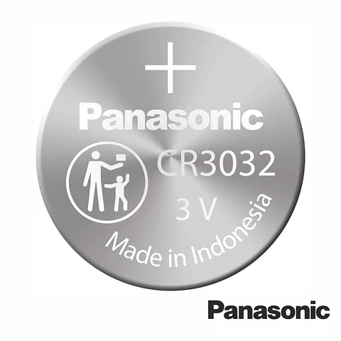 PILHA LÍTIO BOTÃO CR3032 3V 500MAH PANASONIC