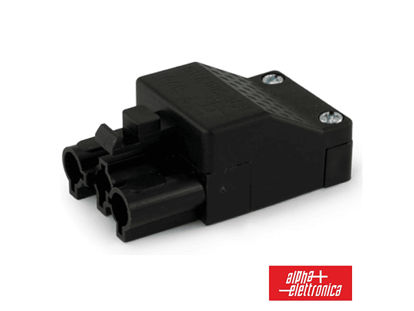 FICHA ALIMENTAÇÂO AC 2P + TERRA MACHO 16A 500V 1