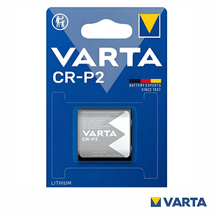 PILHA LÍTIO CR-P2 6V BLISTER VARTA