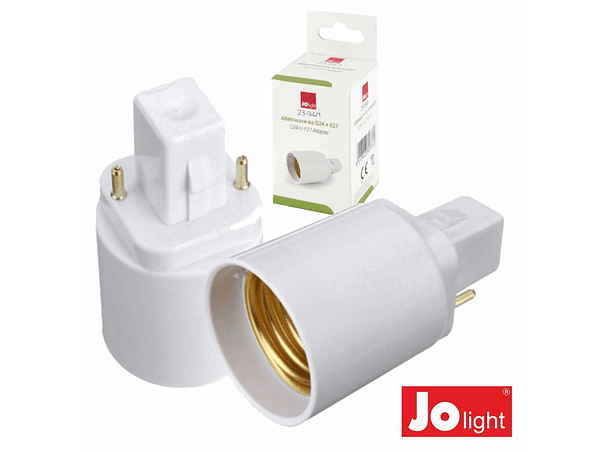 CASQUILHO ADAPTADOR DE G24D-1 PARA E27 1