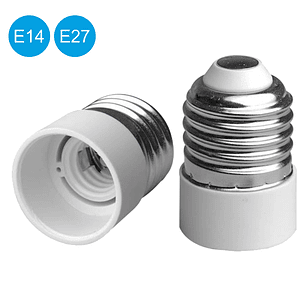 CASQUILHO ADAPTADOR DE E27 PARA E14