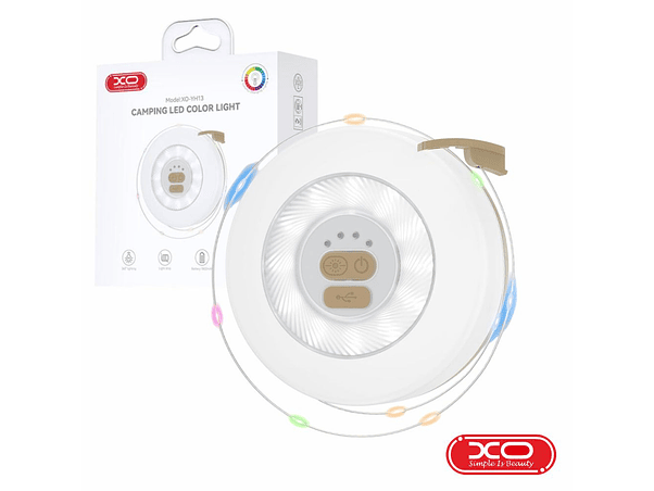 LANTERNA PORTÁTIL 200LM COM FITA LED RGB XO 1