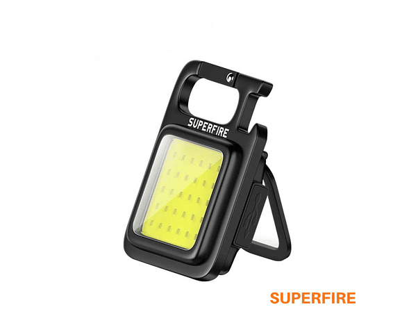 LANTERNA EM MINIATURA LED 9W 600LM COB IP44 SUPERFIRE 1