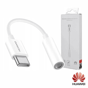 ADAPTADOR USB-C MACHO PARA JACK 3.5MM CM20 BRANCO HUAWEI