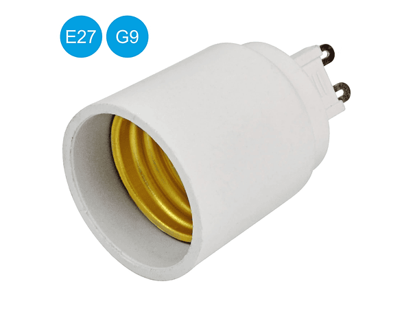 CASQUILHO ADAPTADOR DE G9 PARA E27 1