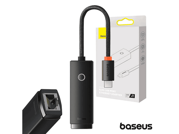 CABO ADAPTADOR USB-C / RJ45 1GB/S BASEUS 1