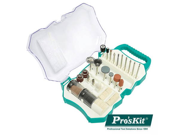 CONJUNTO 109 ACESSÓRIOS PARA MOAGEM / POLIR PROSKIT 1