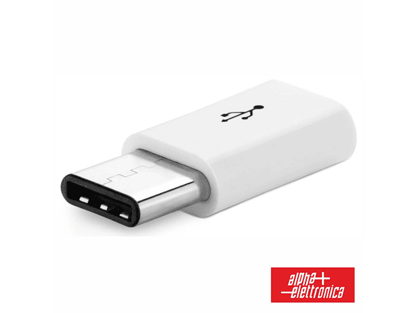 FICHA ADAPTADORA USB-C MACHO / MICRO USB-B FÊMEA 1