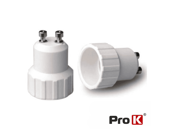 CASQUILHO ADAPTADOR DE GU10 PARA E14 PROK 1