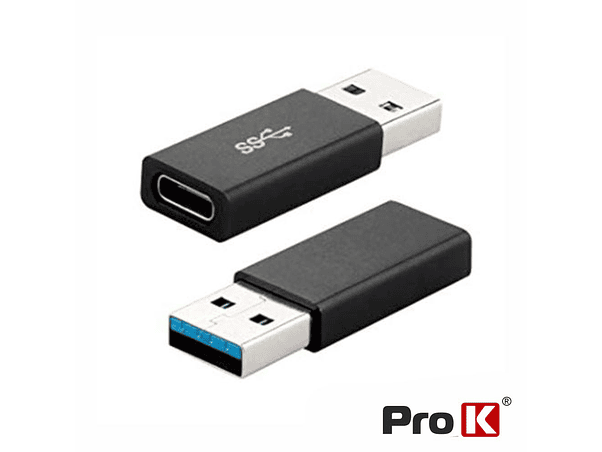 ADAPTADOR USB-A / USB-C 3.0 PROK 1
