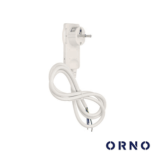 FICHA SCHUKO MACHO COM TERRA ANEL EXTRAÇÃO COM CABO BRANCO